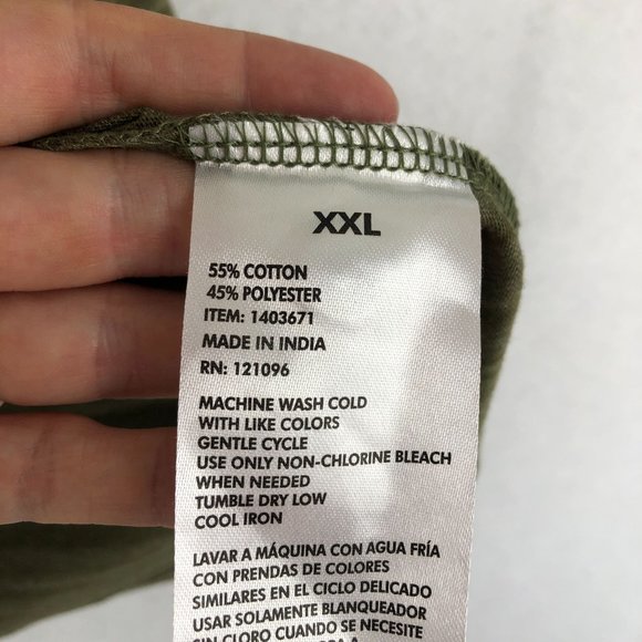 English Laundry Men's Size XX-Large Green Striped Short Sleeve Polo Shirt - Picture 9 of 10